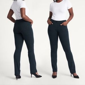 Straight-Leg 7-Pocket Dress Pant Yoga Pants (Sierra) Size: Small Short Petite